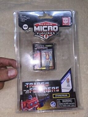 World's Smallest Transformers Starscream Micro Action Figure Super Impulse NEW